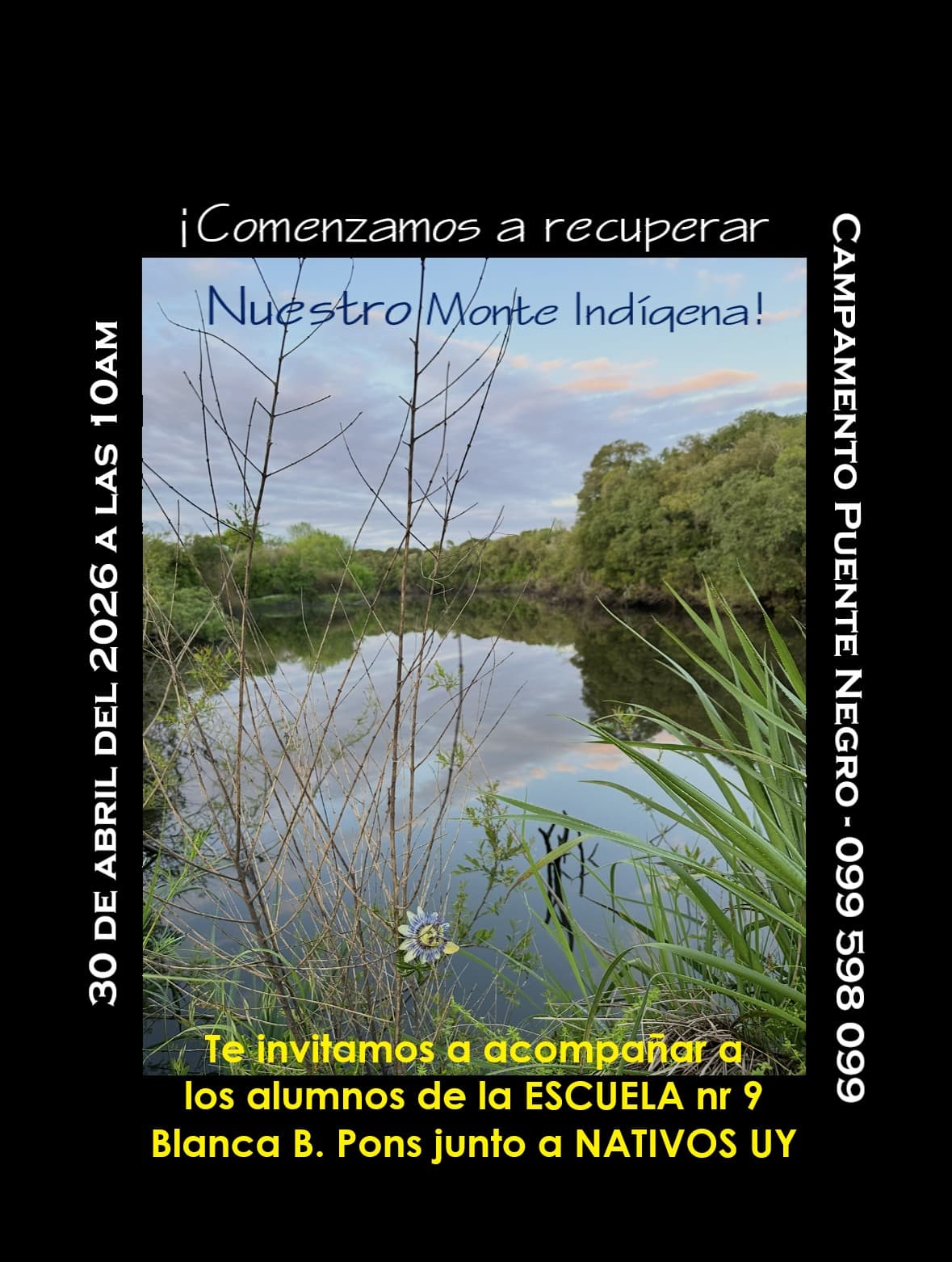 Inaugurarán sendero interpretativo ambiental en el Monte del Río Rosario