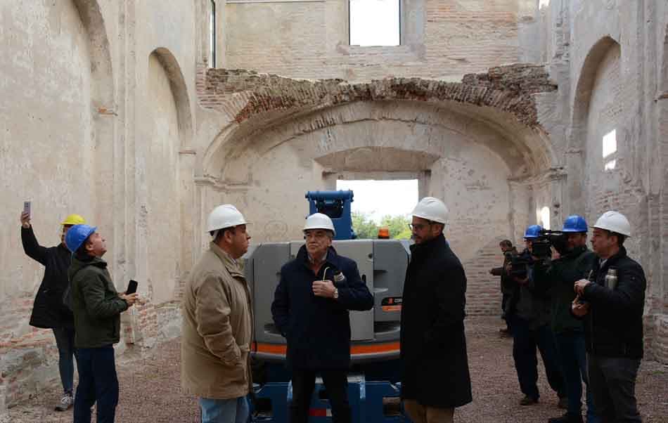 Intendente Rodríguez recorrió obras en Calera de las Huérfanas