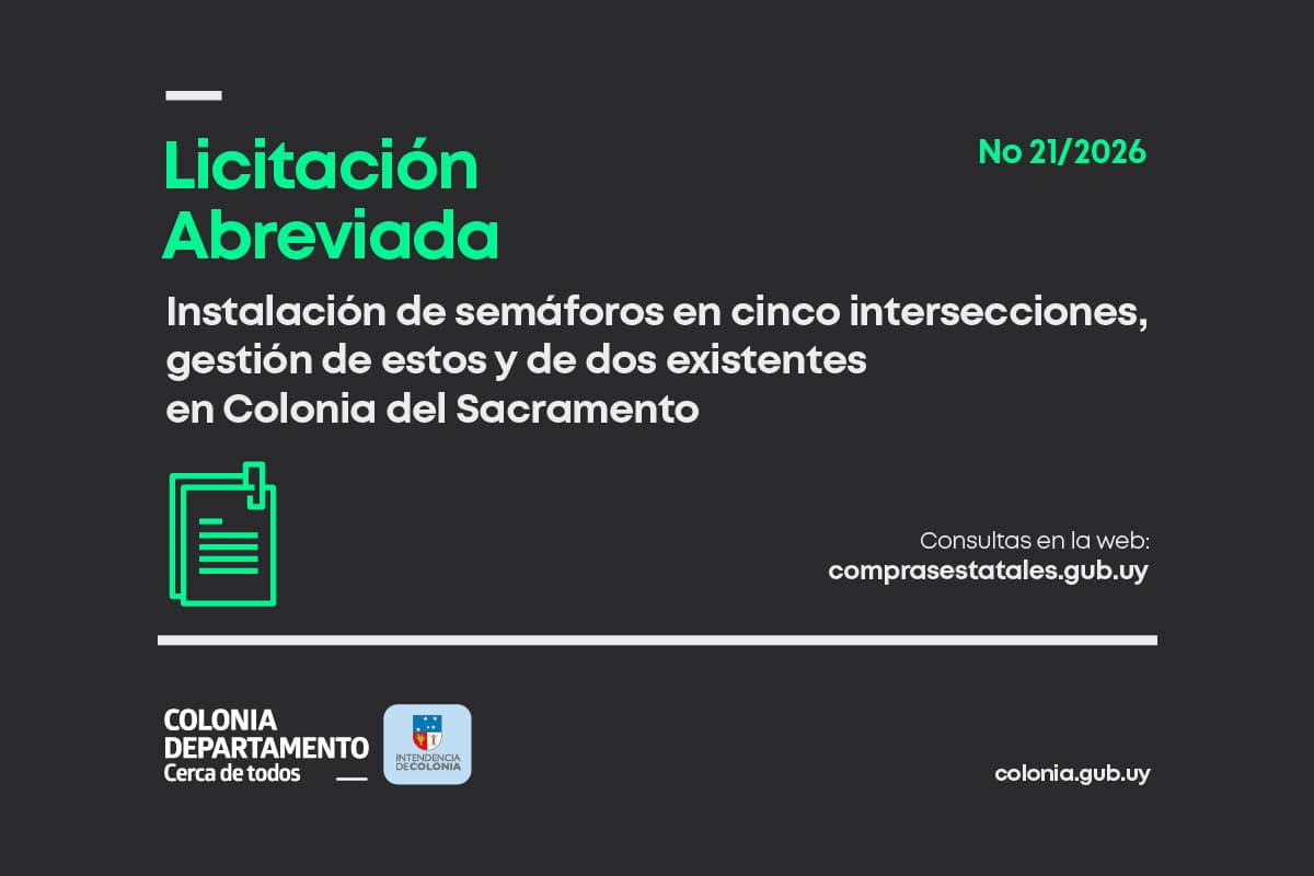 Habrán nuevos semáforos en Colonia del Sacramento