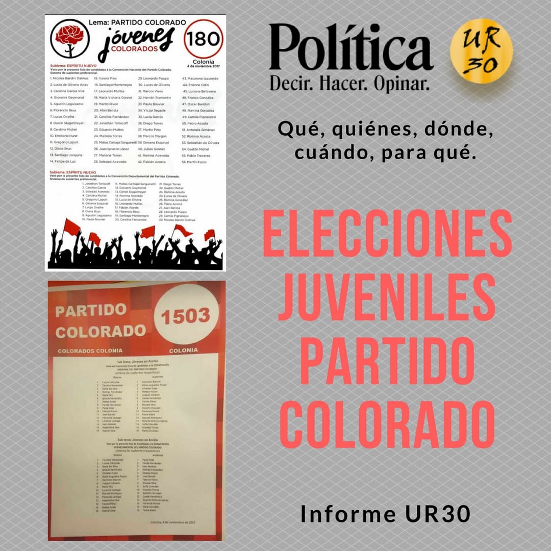 Informe Especial: Jóvenes colorados votan este sábado