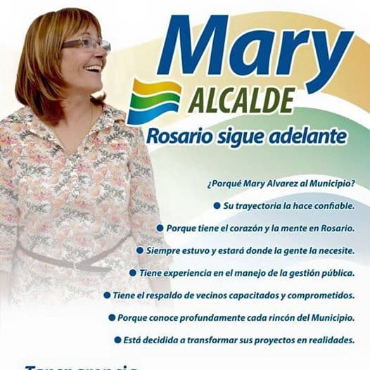 Moreira hoy en Rosario en acto con Mary Alvarez