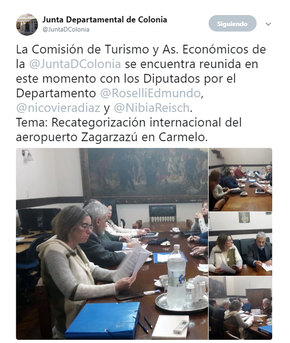 Diputados con Comisión de Turismo de la Junta