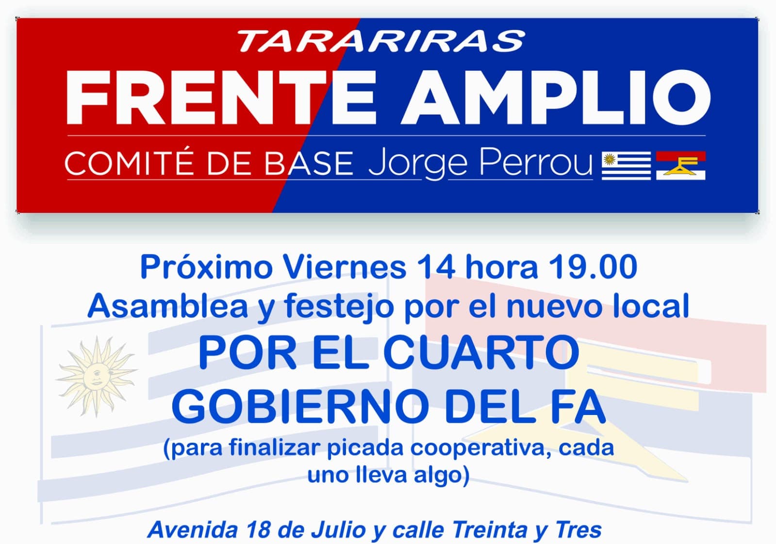 FA Tarariras reinaugura Comité y hace Asamblea