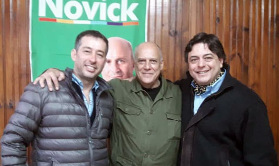Martín Alvarez y Daniel Peña: realizaron actividad por Colonia