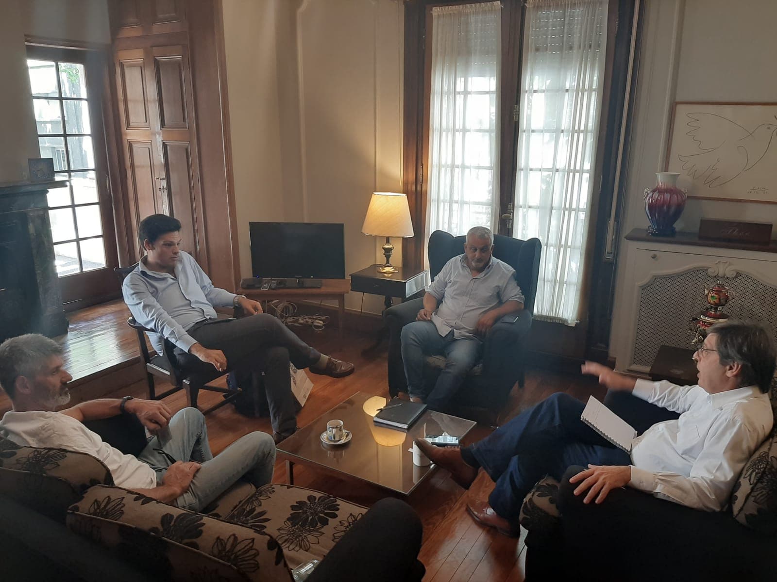 Ediles del FA Colonia se reunieron con Miranda