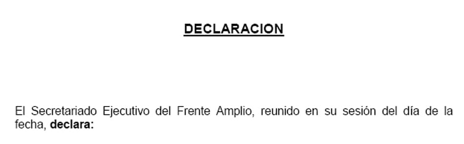 Ejecutivo Nacional FA respalda acciones de Ediles colonienses