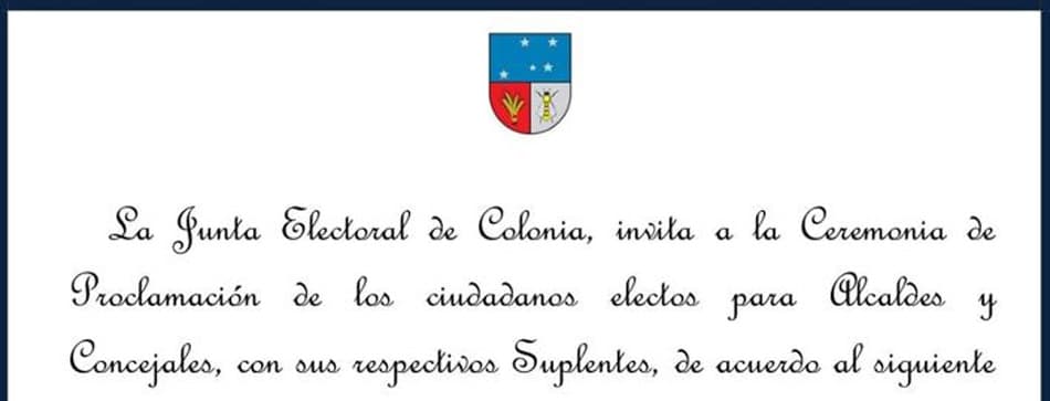 Hoy culmina proclamaciones de alcaldes y concejales