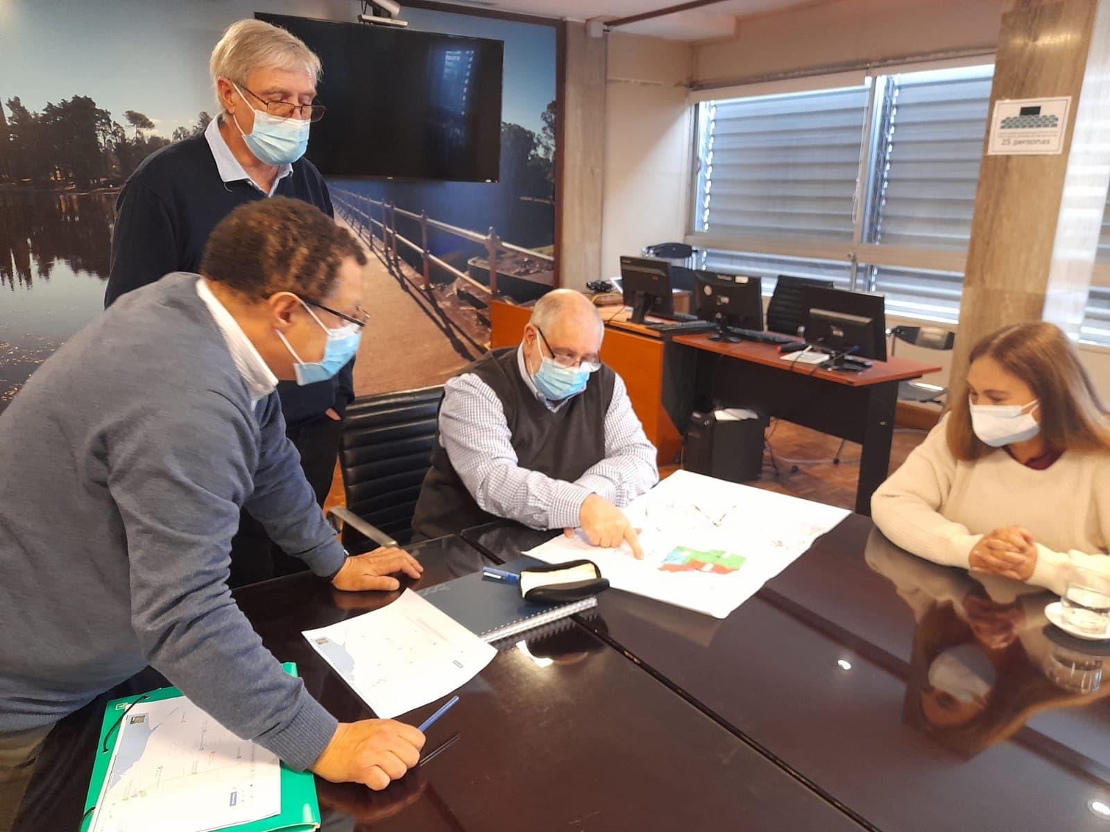 Norma Espinosa se reunió con Directorio de OSE por saneamiento