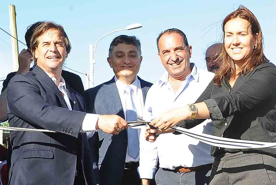 María de Lima inauguró obras en Municipio de Montevideo junto al Presidente