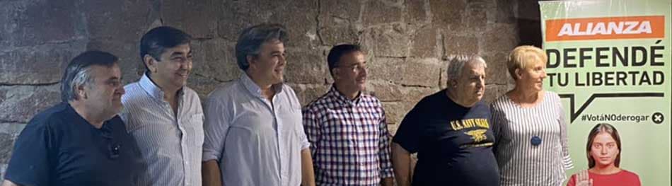 Camy estuvo en Colonia Española en defensa de la LUC