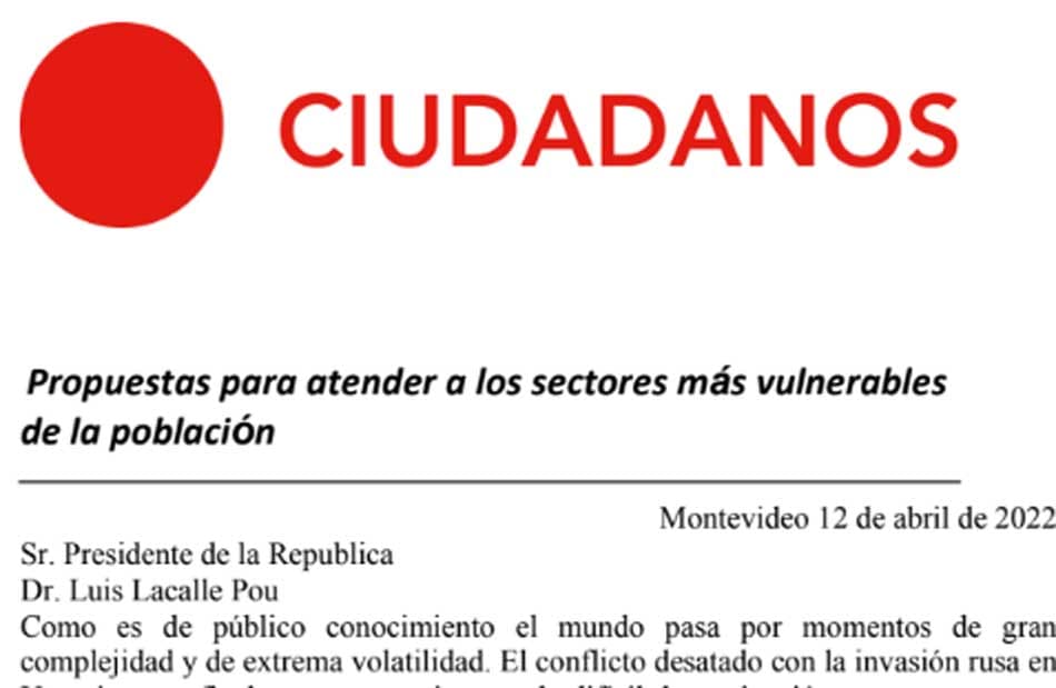 Ciudadanos propone aumentos extraordinarios de sueldos y pasividades