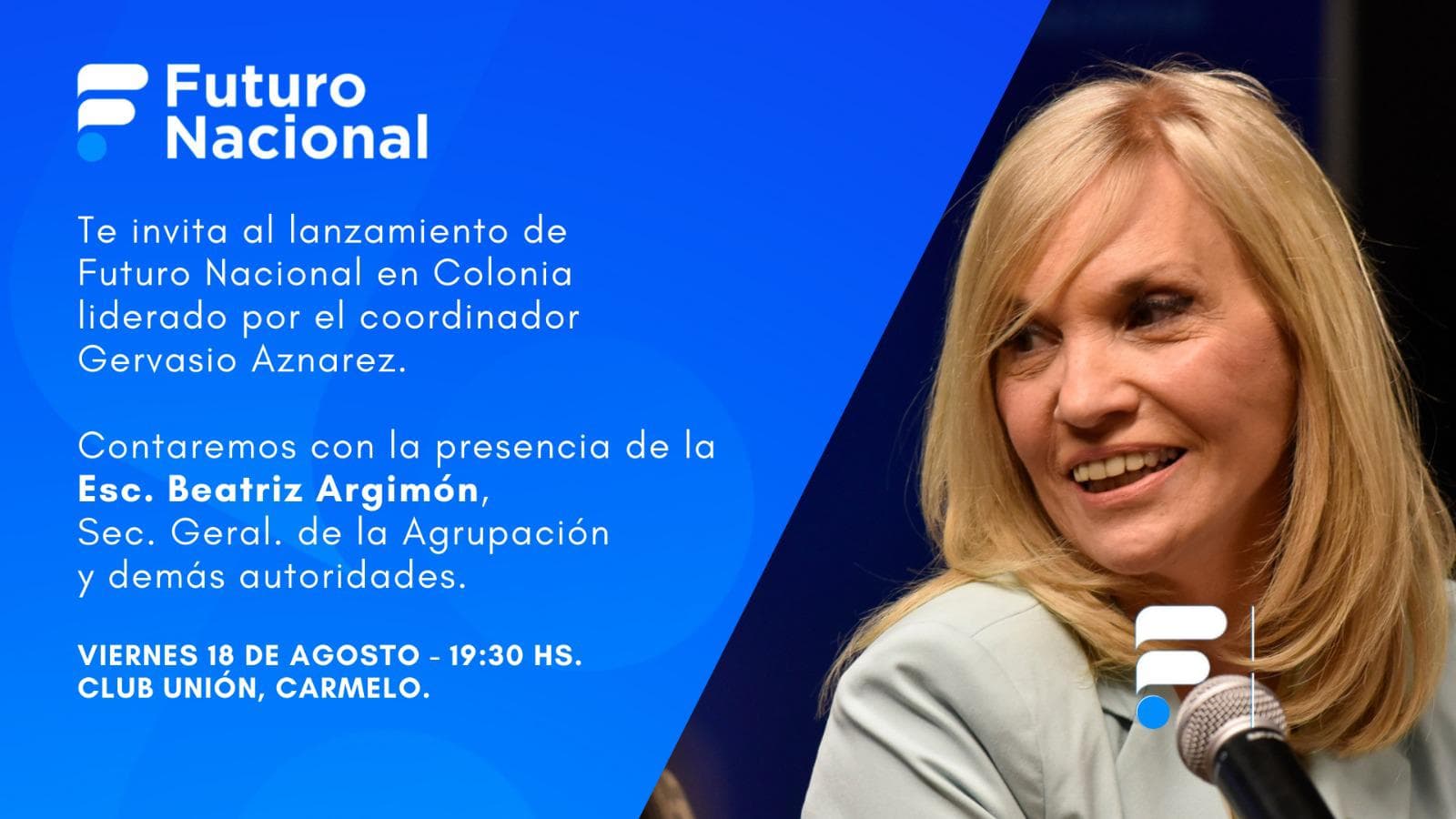 Argimón estará en Carmelo este viernes