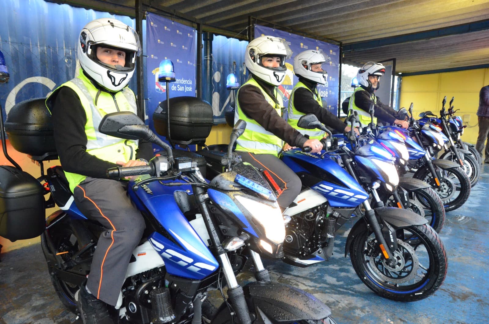 San José: Intendencia incorporó seis motos para inspectores de tránsito
