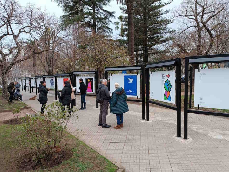Se inauguró el espacio expositivo "Galería a cielo abierto" en Colonia del Sacramento