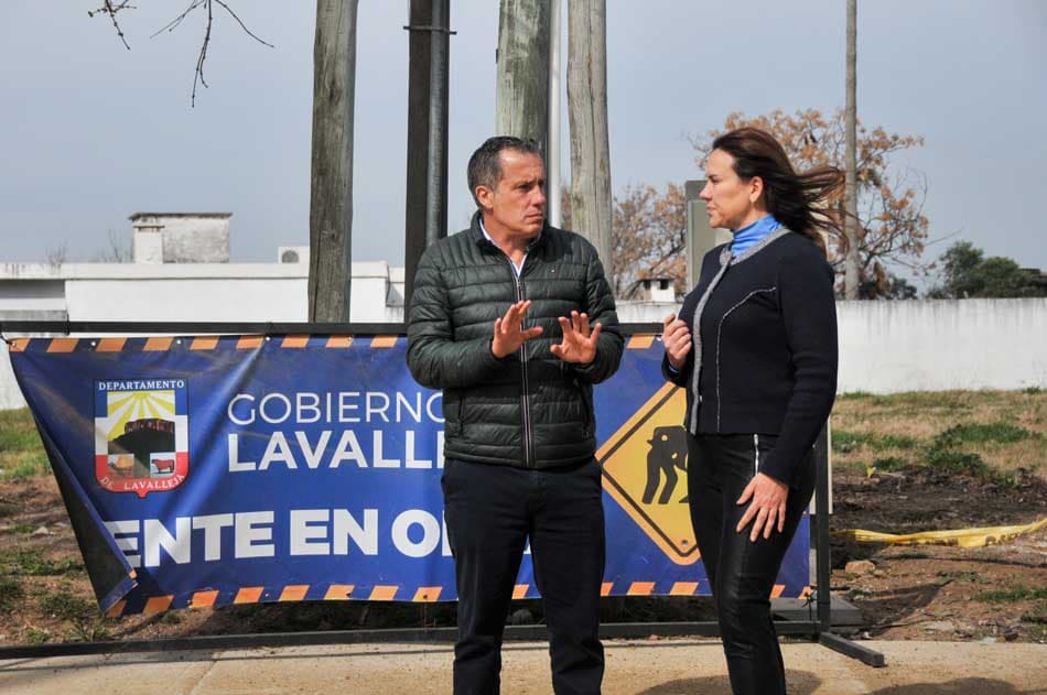 María De Lima recorrió obras en Lavalleja junto al Intendente Mario García
