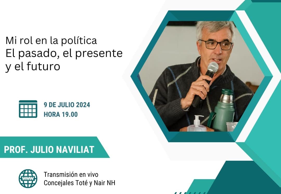 Concejal Naviliat y una posición ante la política