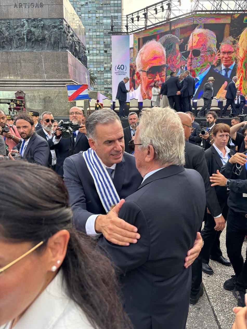 Moreira participó en acto de asunción de Orsi y Cosse