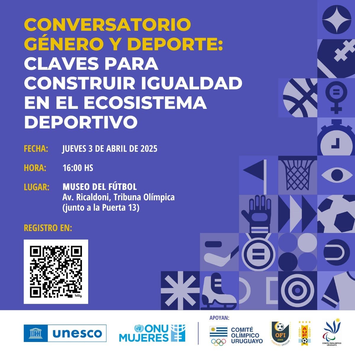 ONU Mujeres y UNESCO organizan conversatorio sobre género e igualdad en el deporte