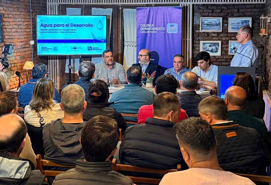 Carmelo: se presentó Proyecto Agua para el Desarrollo