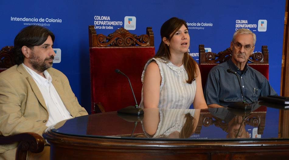 Estuvo en Colonia, Marcelo Metediera Presidente de UNASEV